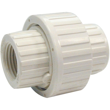 B & K 1/2 In. FIP Schedule 80 Threaded PVC Union 164-133HC